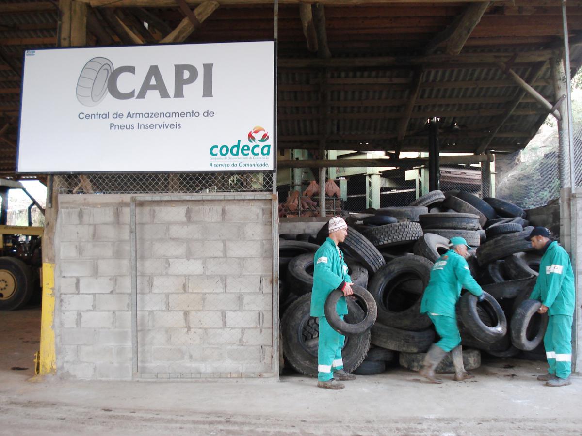 CAPI - Central de Armazenamento de Pneus Inservíveis